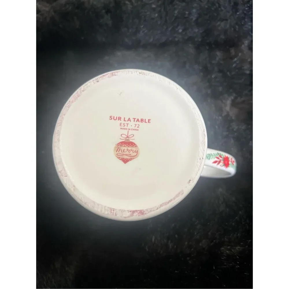 Sur La Table Holiday General Store Mug Christmas